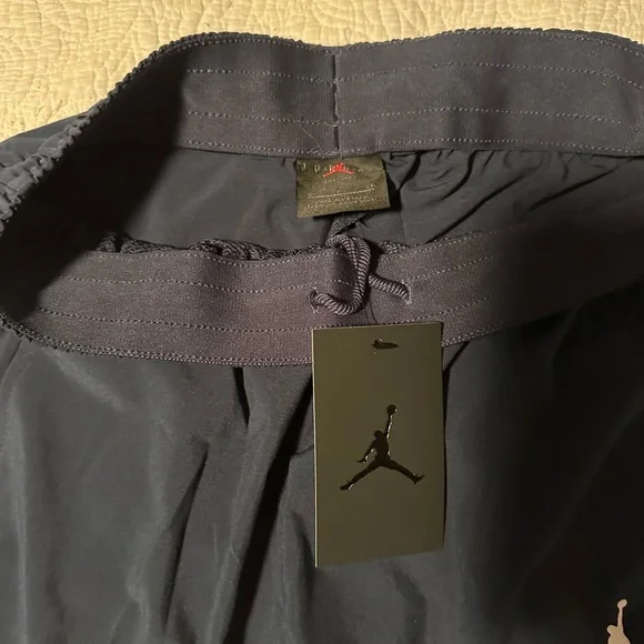 Jordan Men's Dark Blue and White Athletic Shorts - Picture 3 of 3